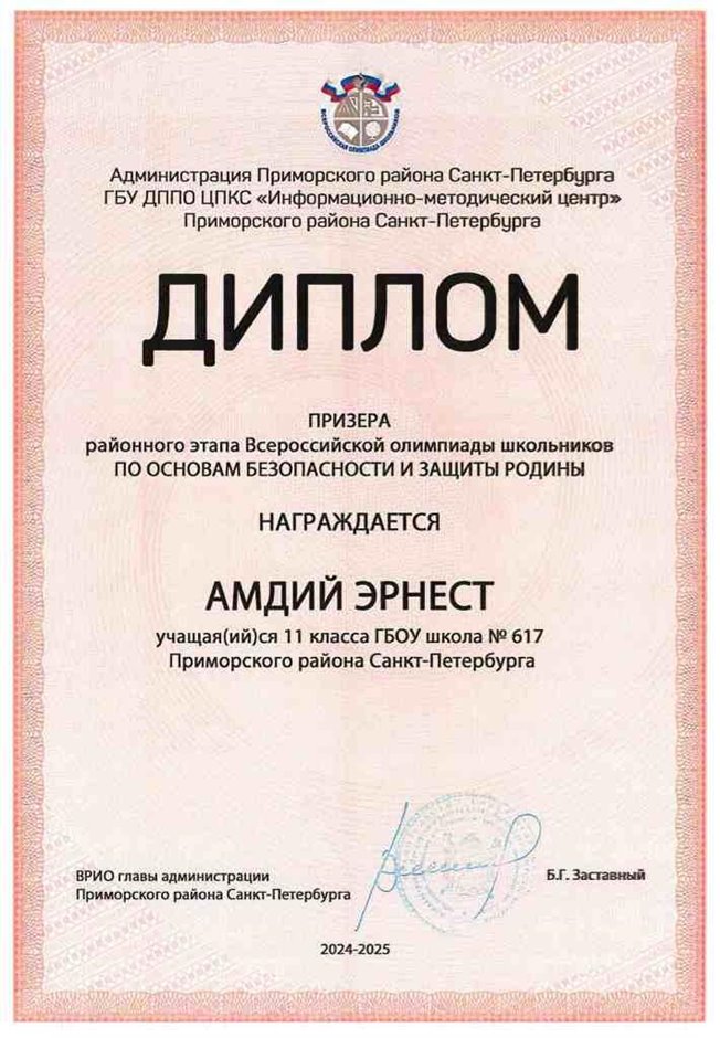 2024-2025 Амдий Эрнест 11и ОБЗР (Никулина С.В.)